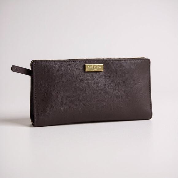 Kate Spade New York Laurel Way Small Dally Tote &  Stacy Wallet in Deep Plum - Picture 8 of 12